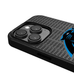 Carolina Panthers Text Backdrop MagSafe Compatible Phone Case for Apple iPhone