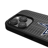 Dallas Cowboys Text Backdrop MagSafe Compatible Phone Case for Apple iPhone