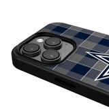 Dallas Cowboys Plaid MagSafe Compatible Phone Case for Apple iPhone