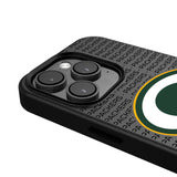 Green Bay Packers Text Backdrop MagSafe Compatible Phone Case for Apple iPhone