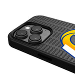 Los Angeles Rams Text Backdrop MagSafe Compatible Phone Case for Apple iPhone