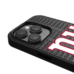 New York Giants Text Backdrop MagSafe Compatible Phone Case for Apple iPhone