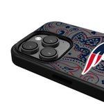 New England Patriots Paisley MagSafe Compatible Phone Case for Apple iPhone