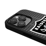 Las Vegas Raiders Text Backdrop MagSafe Compatible Phone Case for Apple iPhone