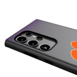 Clemson University Tigers Linen MagSafe Compatible Phone Case for Samsung Galaxy