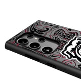 University of Georgia Bulldogs Uga Paisley MagSafe Compatible Phone Case for Samsung Galaxy
