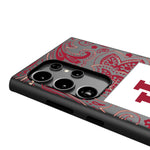 Indiana University Hoosiers Paisley MagSafe Compatible Phone Case for Samsung Galaxy