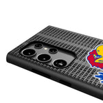 University of Kansas Jayhawks Text Backdrop MagSafe Compatible Phone Case for Samsung Galaxy