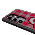 Ohio State University Buckeyes Plaid MagSafe Compatible Phone Case-3