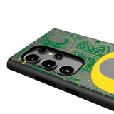 University of Oregon Ducks Paisley MagSafe Compatible Phone Case for Samsung Galaxy