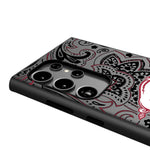 University of Arkansas Fayetteville Razorbacks Paisley MagSafe Compatible Phone Case for Samsung Galaxy