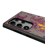 Arizona State University Sun Devils Paisley MagSafe Compatible Phone Case for Samsung Galaxy