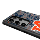 University of Auburn Tigers Paisley MagSafe Compatible Phone Case for Samsung Galaxy