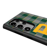 Baylor University Bears Plaid MagSafe Compatible Phone Case for Samsung Galaxy