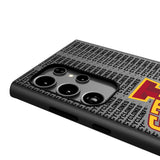 Iowa State University Cyclones Text Backdrop MagSafe Compatible Phone Case for Samsung Galaxy