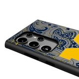 University of Michigan Wolverines Paisley MagSafe Compatible Phone Case for Samsung Galaxy