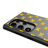 University of Michigan Wolverines Fashion Pattern MagSafe Compatible Phone Case for Samsung Galaxy