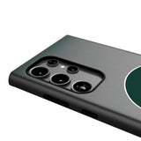 Michigan State University Spartans Linen MagSafe Compatible Phone Case for Samsung Galaxy
