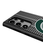 Michigan State University Spartans Text Backdrop MagSafe Compatible Phone Case for Samsung Galaxy