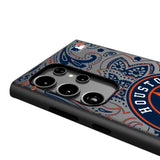 Houston Astros Paisley MagSafe Compatible Phone Case for Samsung Galaxy