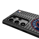 Houston Astros Text Backdrop MagSafe Compatible Phone Case for Samsung Galaxy