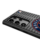 Houston Astros Text Backdrop MagSafe Compatible Phone Case for Samsung Galaxy