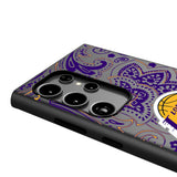Los Angeles Lakers Paisley MagSafe Compatible Phone Case for Samsung Galaxy