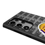 Los Angeles Lakers Text Backdrop MagSafe Compatible Phone Case-3