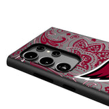 Arizona Cardinals Paisley MagSafe Compatible Phone Case for Samsung Galaxy