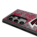 Atlanta Falcons Paisley MagSafe Compatible Phone Case for Samsung Galaxy