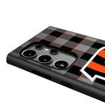 Cincinnati Bengals Plaid MagSafe Compatible Phone Case for Samsung Galaxy