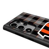 Cincinnati Bengals Plaid MagSafe Compatible Phone Case for Samsung Galaxy