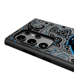 Carolina Panthers Paisley MagSafe Compatible Phone Case for Samsung Galaxy