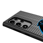 Carolina Panthers Text Backdrop MagSafe Compatible Phone Case for Samsung Galaxy