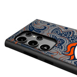 Denver Broncos Paisley MagSafe Compatible Phone Case for Samsung Galaxy