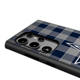 Dallas Cowboys Plaid MagSafe Compatible Phone Case for Samsung Galaxy