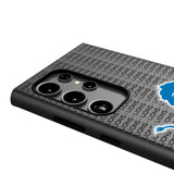 Detroit Lions Text Backdrop MagSafe Compatible Phone Case for Samsung Galaxy
