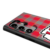 Kansas City Chiefs Plaid MagSafe Compatible Phone Case for Samsung Galaxy