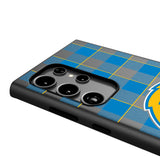 Los Angeles Chargers Plaid MagSafe Compatible Phone Case for Samsung Galaxy