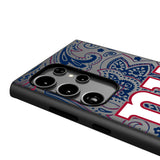 New York Giants Paisley MagSafe Compatible Phone Case for Samsung Galaxy