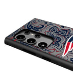 New England Patriots Paisley MagSafe Compatible Phone Case for Samsung Galaxy