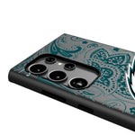 Philadelphia Eagles Paisley MagSafe Compatible Phone Case for Samsung Galaxy