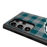 Philadelphia Eagles Plaid MagSafe Compatible Phone Case for Samsung Galaxy