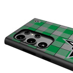 Dallas Stars Plaid MagSafe Compatible Phone Case for Samsung Galaxy