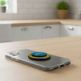 Los Angeles Chargers Personalized Endzone Solid PopSockets Magnetic Phone Grip and Stand