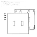 Arizona State University Sun Devils Linen Hidden-Screw Light Switch Plate