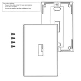 University of Kansas Jayhawks Stripe Hidden-Screw Light Switch Plate