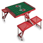 Tampa Bay Buccaneers - Picnic Table Portable Folding Table with Seats and Umbrella