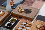 Baltimore Ravens - Concerto Glass Top Cheese Cutting Board & Tools Set