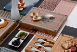 Arizona Cardinals - Concerto Glass Top Cheese Cutting Board & Tools Set